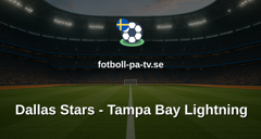 NHL: Dallas Stars - Tampa Bay Lightning