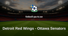 NHL: Detroit Red Wings - Ottawa Senators