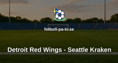 NHL: Detroit Red Wings - Seattle Kraken