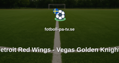 NHL: Detroit Red Wings - Vegas Golden Knights