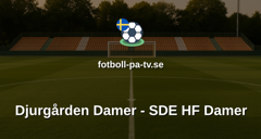 SDHL: Djurgården Damer - SDE HF Damer