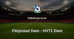 SDHL: Färjestad Dam - HV71 Dam