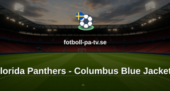 NHL: Florida Panthers - Columbus Blue Jackets