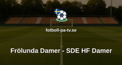 SDHL: Frölunda Damer - SDE HF Damer