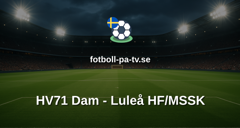 SDHL: HV71 Dam - Luleå HF/MSSK