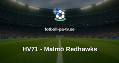 SHL: HV71 - Malmö Redhawks