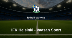 SM-liiga: IFK Helsinki - Vaasan Sport