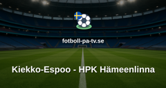 SM-liiga: Kiekko-Espoo - HPK Hämeenlinna