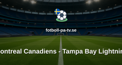 NHL: Montreal Canadiens - Tampa Bay Lightning