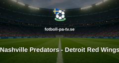 NHL: Nashville Predators - Detroit Red Wings