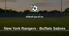 NHL: New York Rangers - Buffalo Sabres
