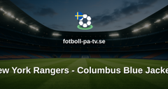 NHL: New York Rangers - Columbus Blue Jackets