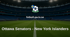 NHL: Ottawa Senators - New York Islanders