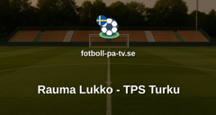 SM-liiga: Rauma Lukko - TPS Turku