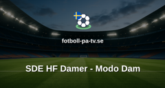 SDHL: SDE HF Damer - Modo Dam