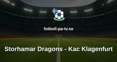 Champions Hockey League: Storhamar Dragons - Kac Klagenfurt