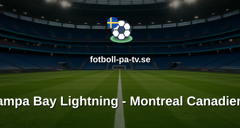 NHL: Tampa Bay Lightning - Montreal Canadiens