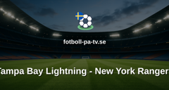 NHL: Tampa Bay Lightning - New York Rangers