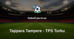SM-liiga: Tappara Tampere - TPS Turku