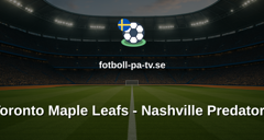 NHL: Toronto Maple Leafs - Nashville Predators