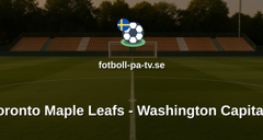 NHL: Toronto Maple Leafs - Washington Capitals