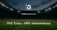 SM-liiga: TPS Turku - HPK Hämeenlinna