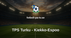 SM-liiga: TPS Turku - Kiekko-Espoo