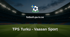 SM-liiga: TPS Turku - Vaasan Sport