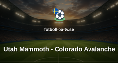 NHL: Utah Mammoth - Colorado Avalanche