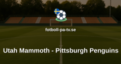 NHL: Utah Mammoth - Pittsburgh Penguins