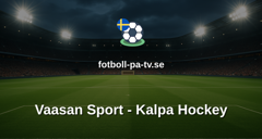 SM-liiga: Vaasan Sport - Kalpa Hockey