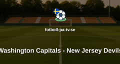 NHL: Washington Capitals - New Jersey Devils