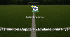 NHL: Washington Capitals - Philadelphia Flyers