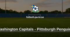 NHL: Washington Capitals - Pittsburgh Penguins