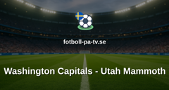 NHL: Washington Capitals - Utah Mammoth