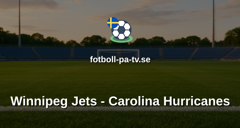 NHL: Winnipeg Jets - Carolina Hurricanes