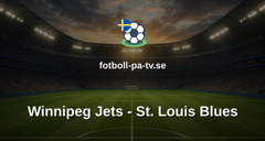 NHL: Winnipeg Jets - St. Louis Blues